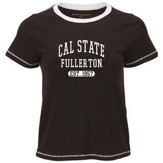 Boxercraft Cal State Fullerton Baby Tee - Black